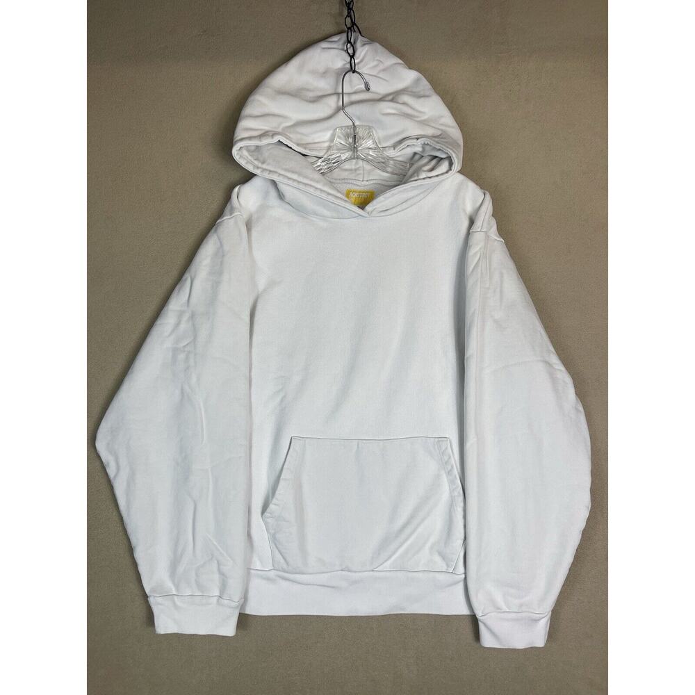 RCNSTRCT Hoodie Mens Extra Large White Sweater Pullover Casual Preppy Adult‎